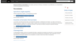 Desktop Screenshot of glosarios.servidor-alicante.com